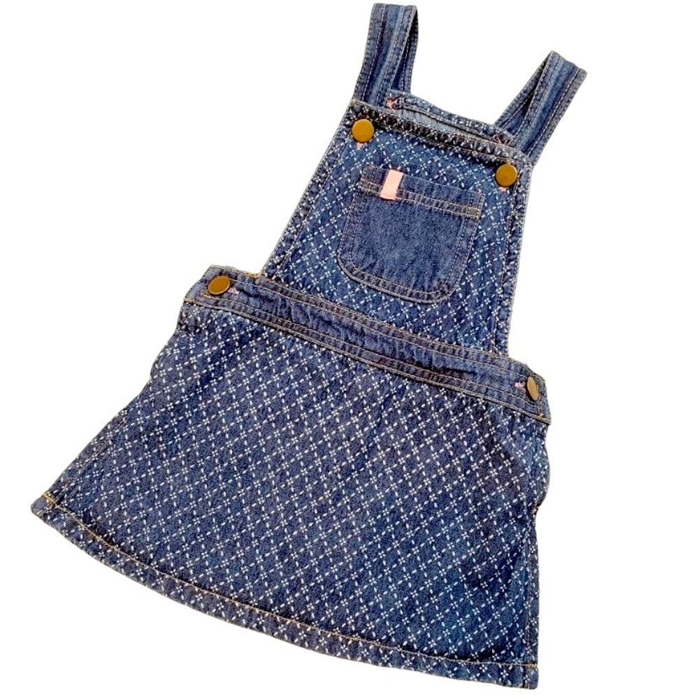☀️5/25☀️ Emma's Garden Denim Skort Overall 5T